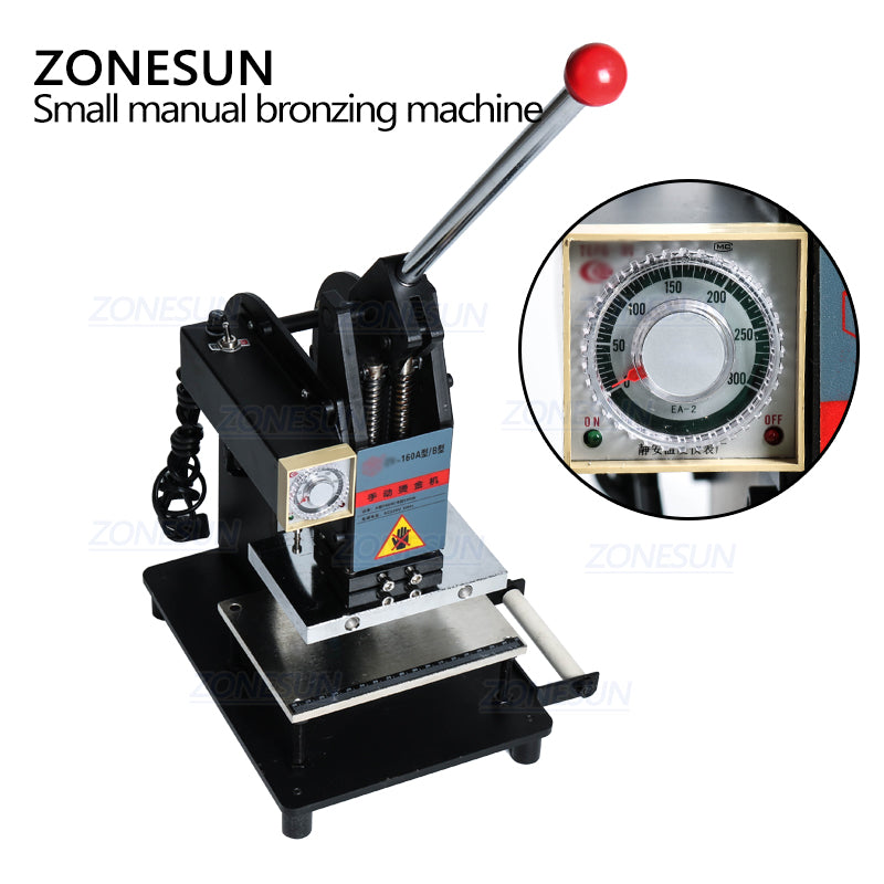 Manual Hot Foil Stamping Machine Leather Logo Embossing Machine – ZONESUN  TECHNOLOGY LIMITED