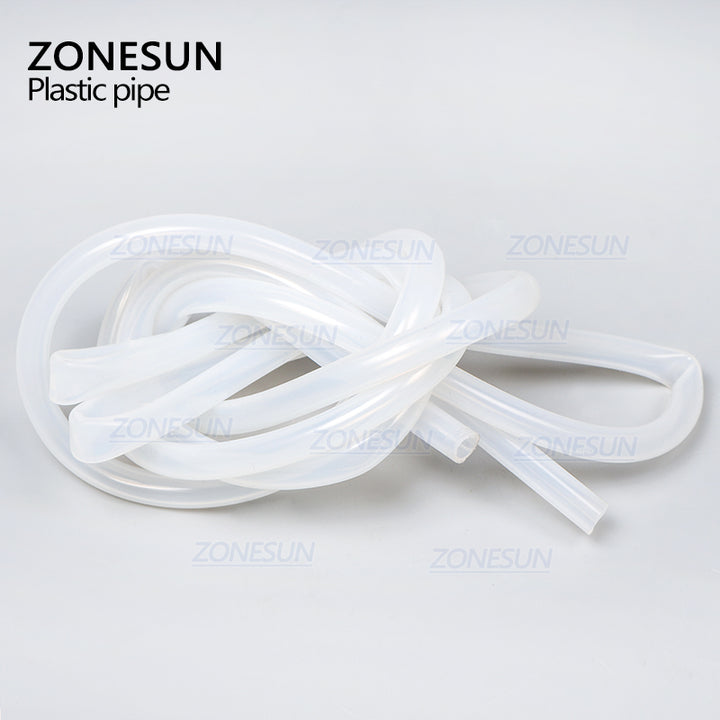 ZONESUN PJ-GZ7 2m(L) * 7mm ID Round Filling Hose Plastic Pipe For Filling Machine