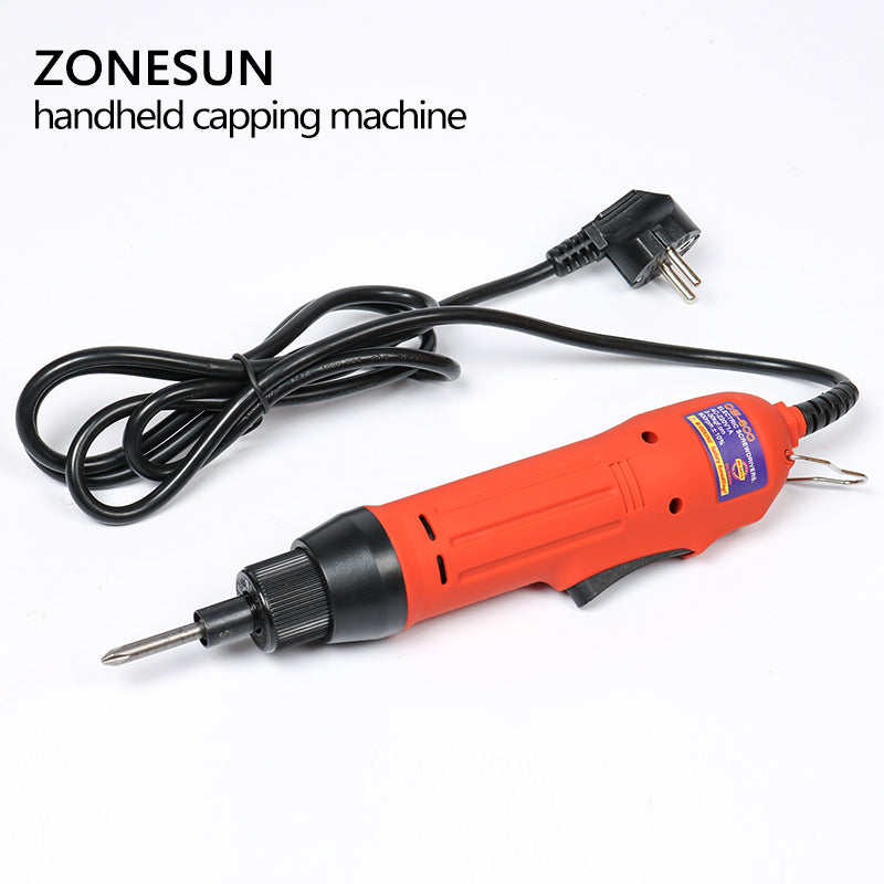 ZONESUN Electric Screwing Capping Tool Equipment Handheld Cap Bottle Capper (10-30mm) - ZONESUN TECHNOLOGY LIMITED