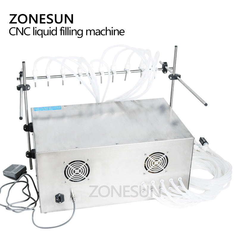 10 nozzles diaphragm pump liquid filling machine