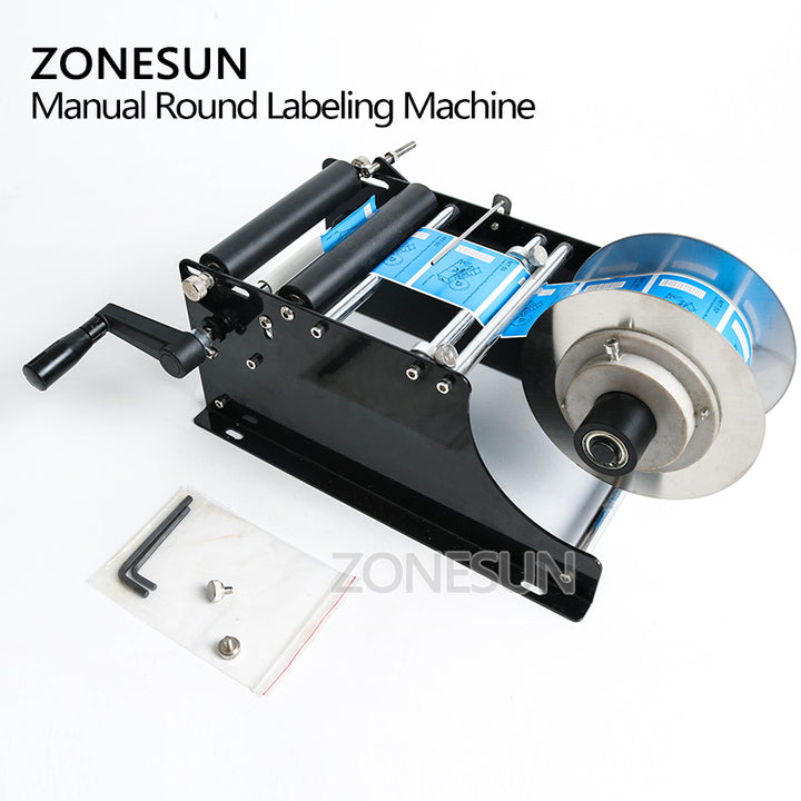 Manual Round Bottle Labeling Machine