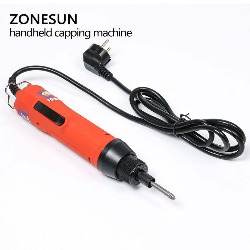 Electric Capon Instruments Electric Screwing Capping Tool Equipment Handheld Cap Bottle Capper (1 ...