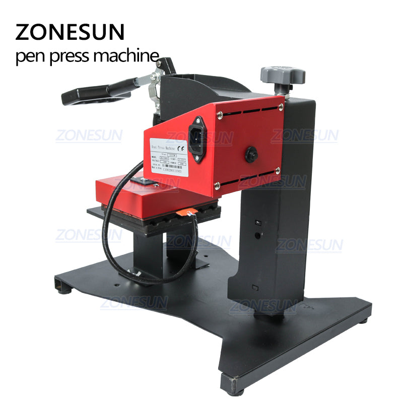 ZONESUN Pen Heat Printing Machine Hot Transfer Printing Machine Press Machine For Plastic Ball Point Pen Logo Pressing Machine - ZONESUN TECHNOLOGY LIMITED
