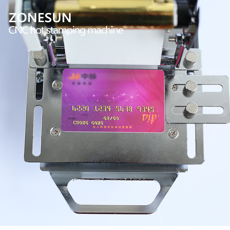 card hot foil stamping machine