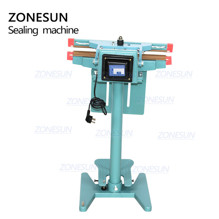 ZONESUN ZS-FK350 Foot Pedal Food Sealing Machine For Aluminium Foil Plastic Bags Sealer - ZONESUN TECHNOLOGY LIMITED