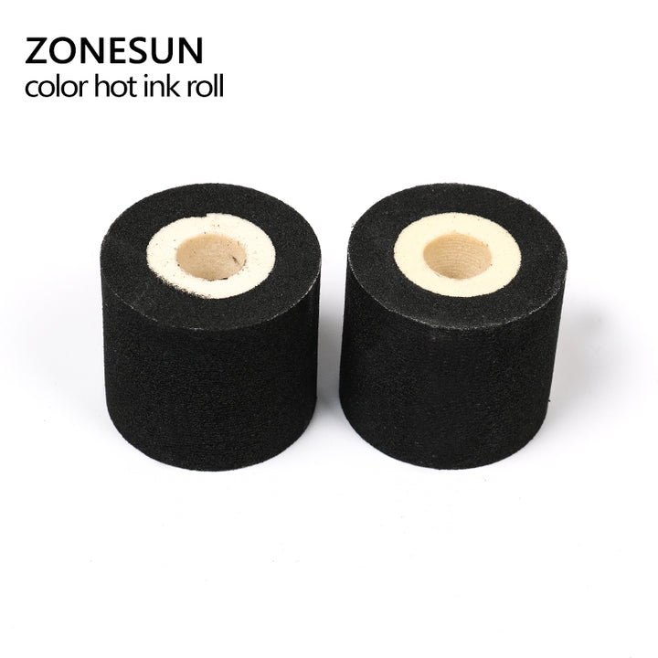 ZONESUN Free Shipping Energy Saving Black Hot Printing Ink Roll for MY-380F, Good Quality Hot Ink Roll, Black Hot Print Rolls 12 Roll - ZONESUN TECHNOLOGY LIMITED