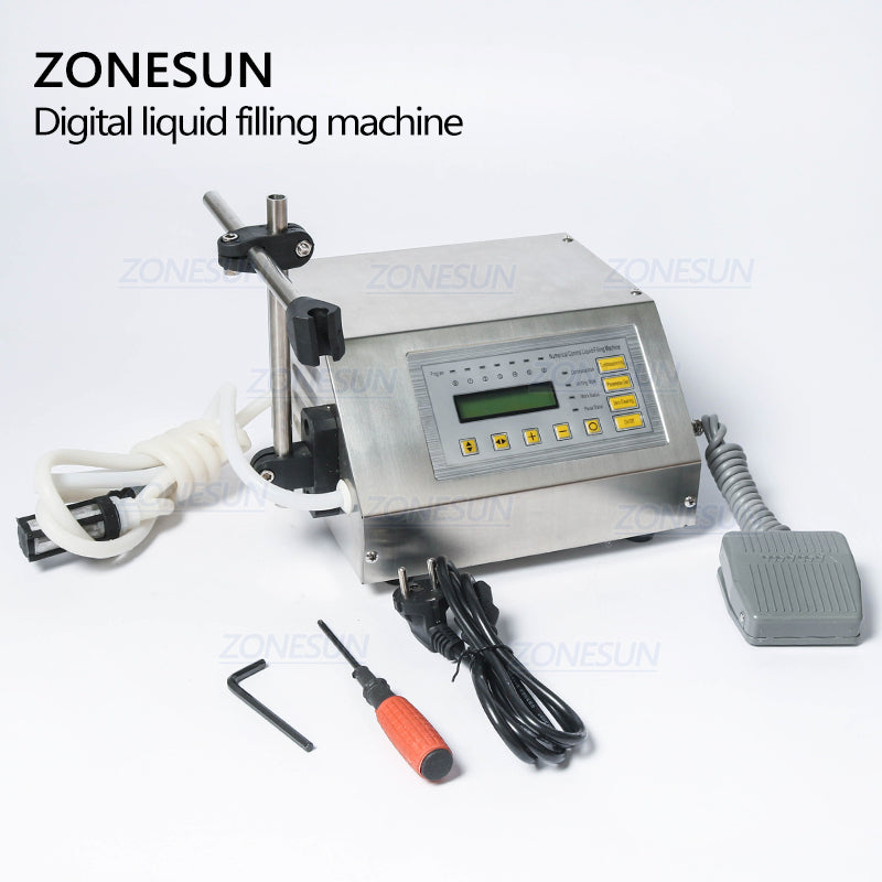 ZONESUN GFK-160デジタルボトル液体充填機香水ジュースワインジン