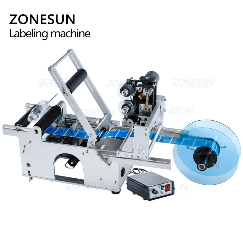 LT-50D Semi Automatic Round Bottle Labeling Machine