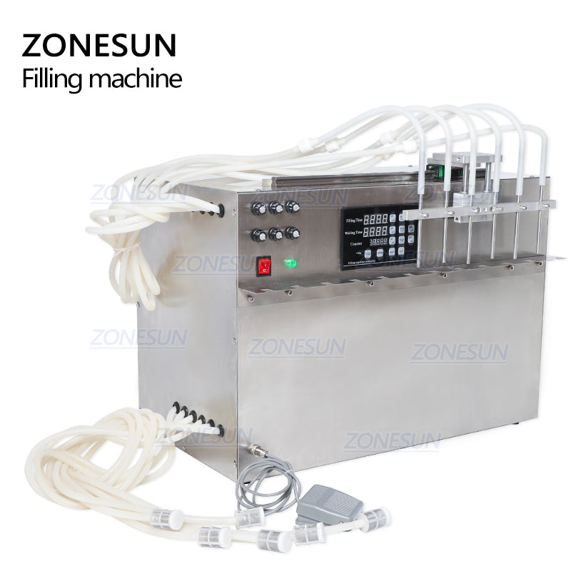 6 heads Stand-up Beverage Bag Spout Pouch Liquid Filling Machine