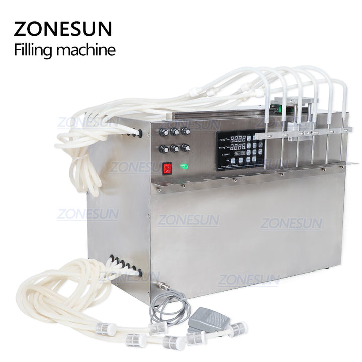 6 heads Stand-up Beverage Bag Spout Pouch Liquid Filling Machine