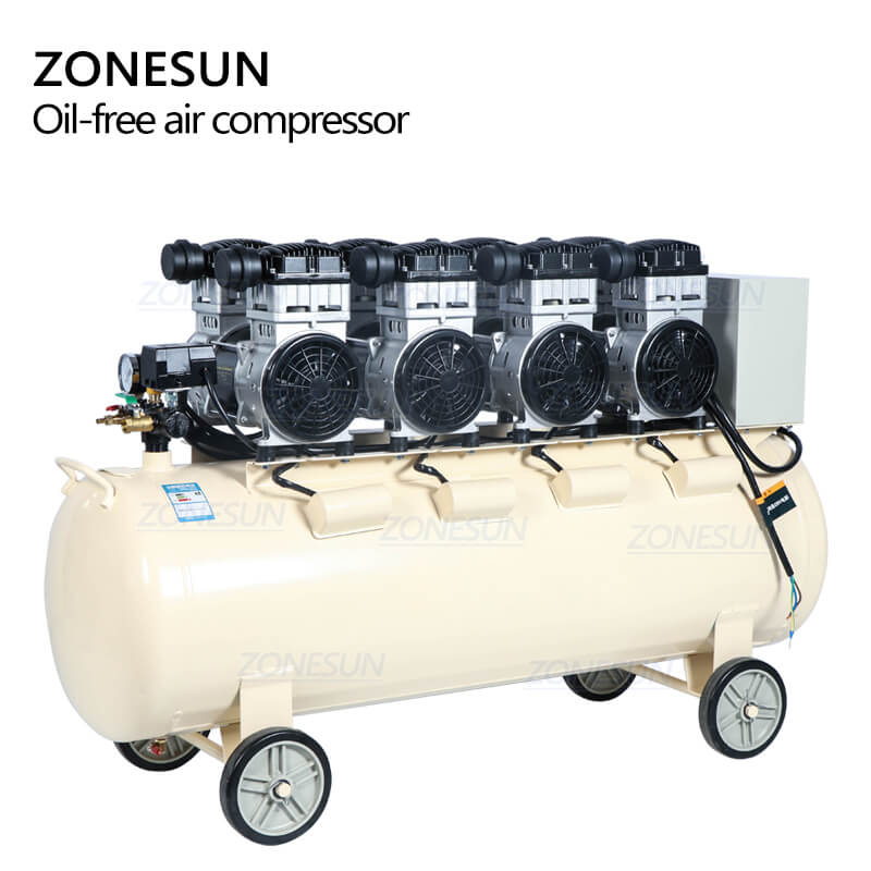 Zonesun 160L 42Gallon Factory Industrial Factory Silent Air Compressor Machine