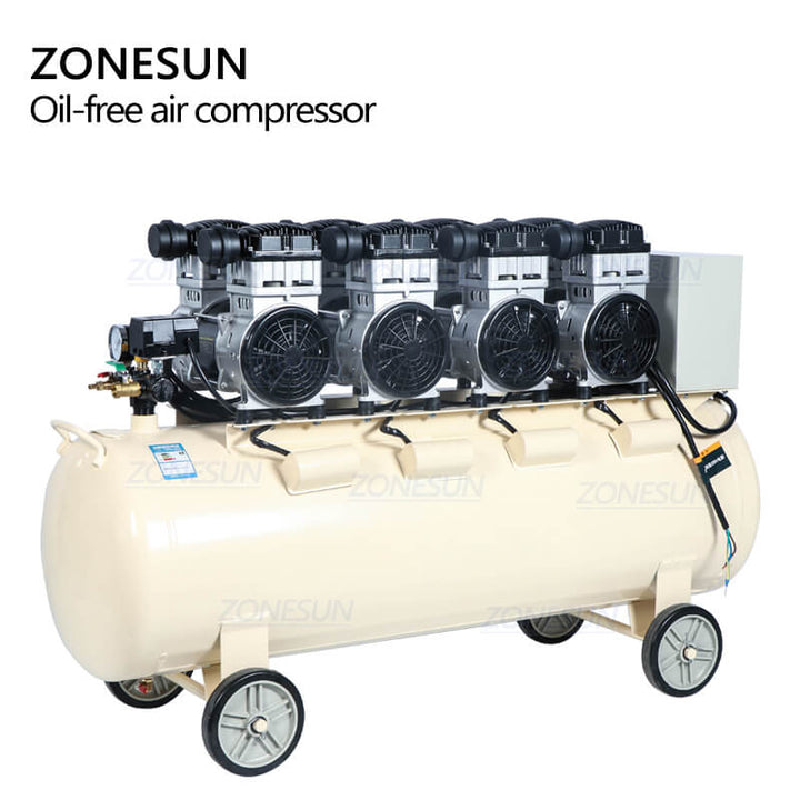 Zonesun 160l 42gallon hordozható ipari gyár csendes levegő kompresszor gép