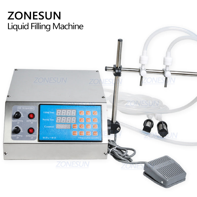 Double Nozzles Liquid Filling Machine