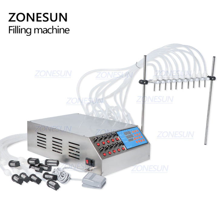 10 Nozzle Peristaltic Pump Filling Machine