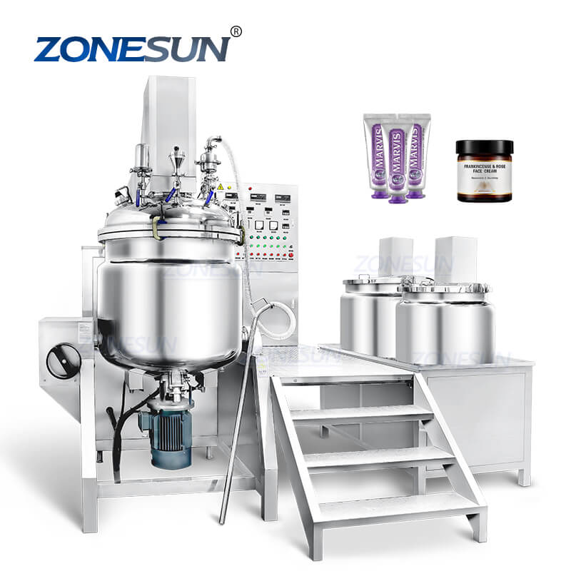 ZS-BM200 Horizontal Acrylic Dry Powder Ribbon Blender Spice Powder